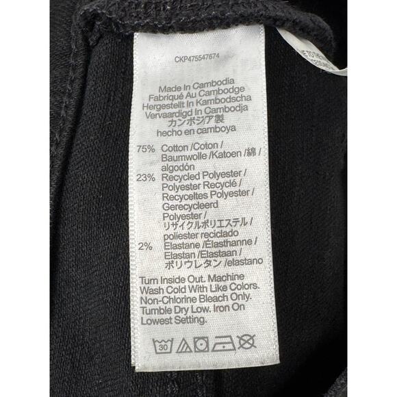 Madewell Mid-Rise Kick Out Crop Jeans in Black Rinse Wash Size 26 - Picture 10 of 13